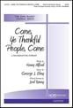 Come, Ye Thankful People Come SATB choral sheet music cover